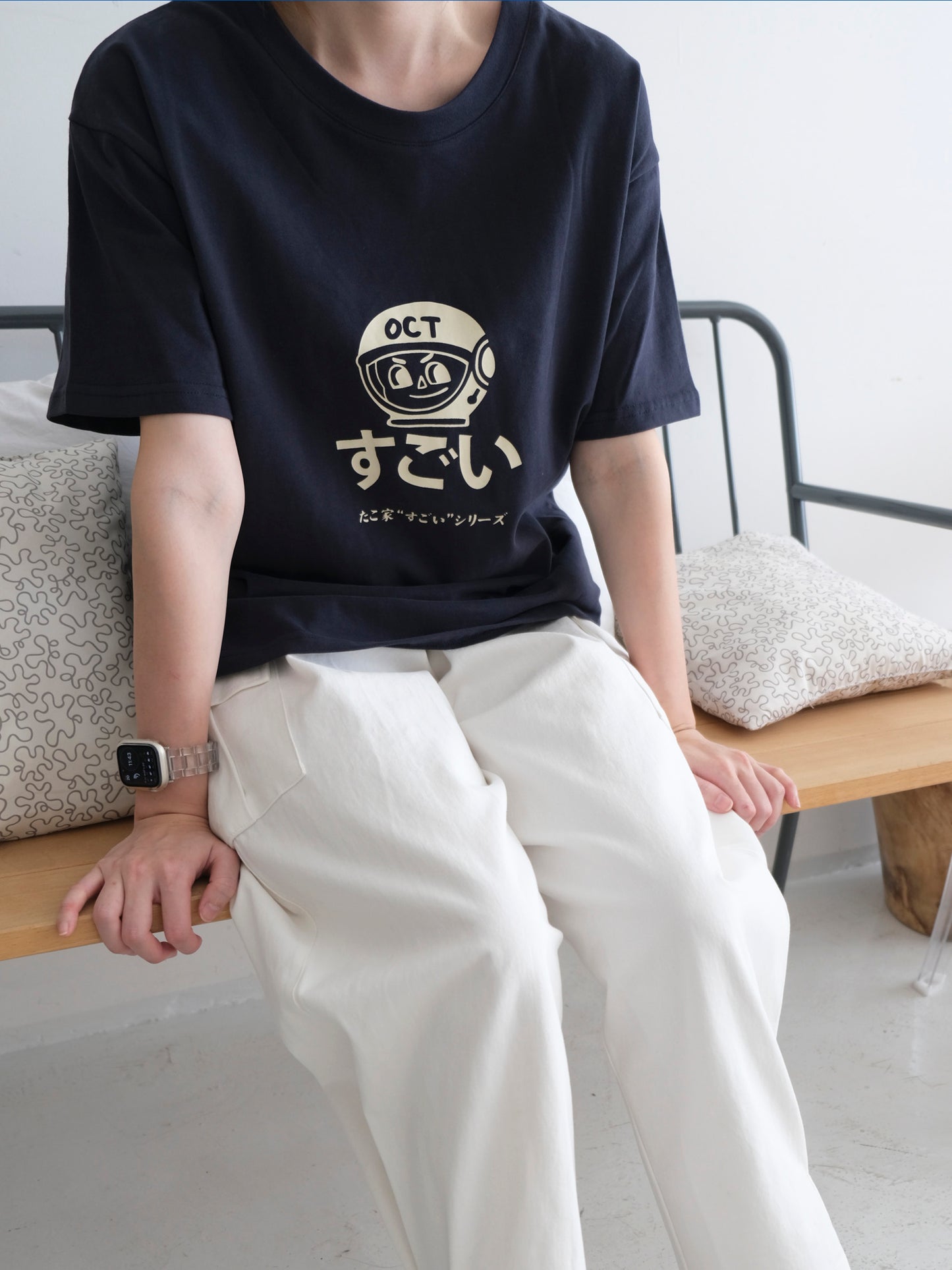 Oct Robot Tee (Navy Blue)