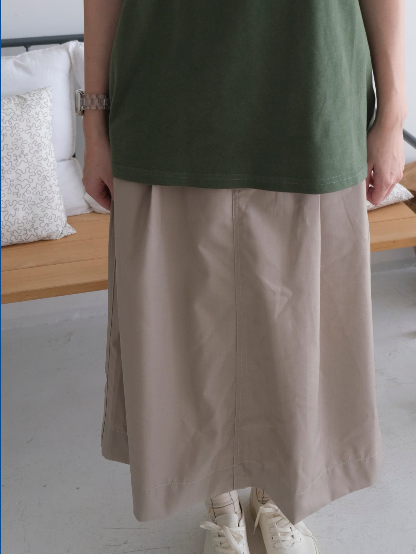 A-line Midi Skirt