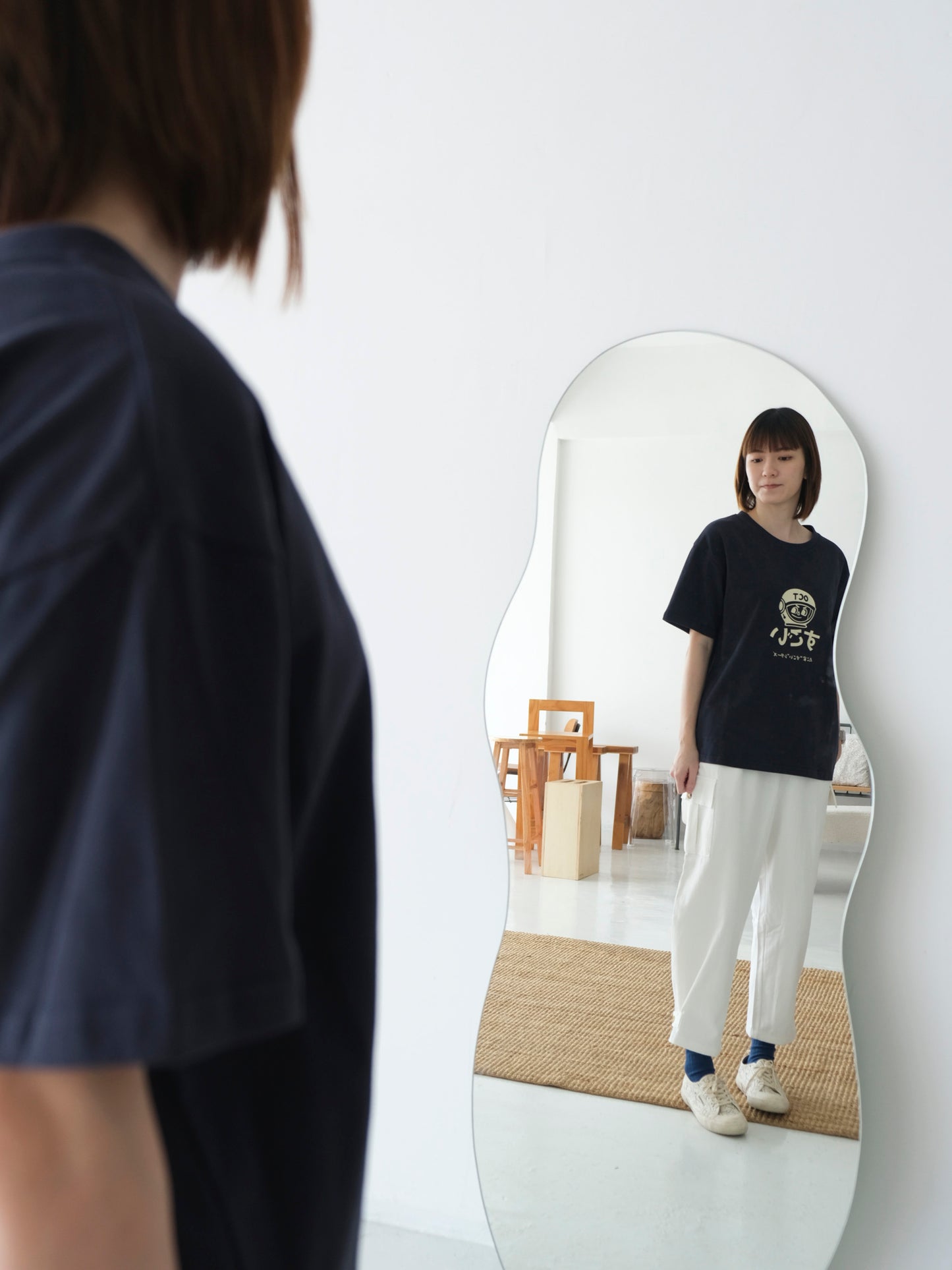 Oct Robot Tee (Navy Blue)