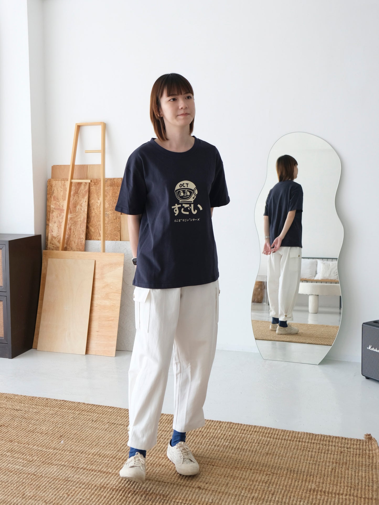 Oct Robot Tee (Navy Blue)