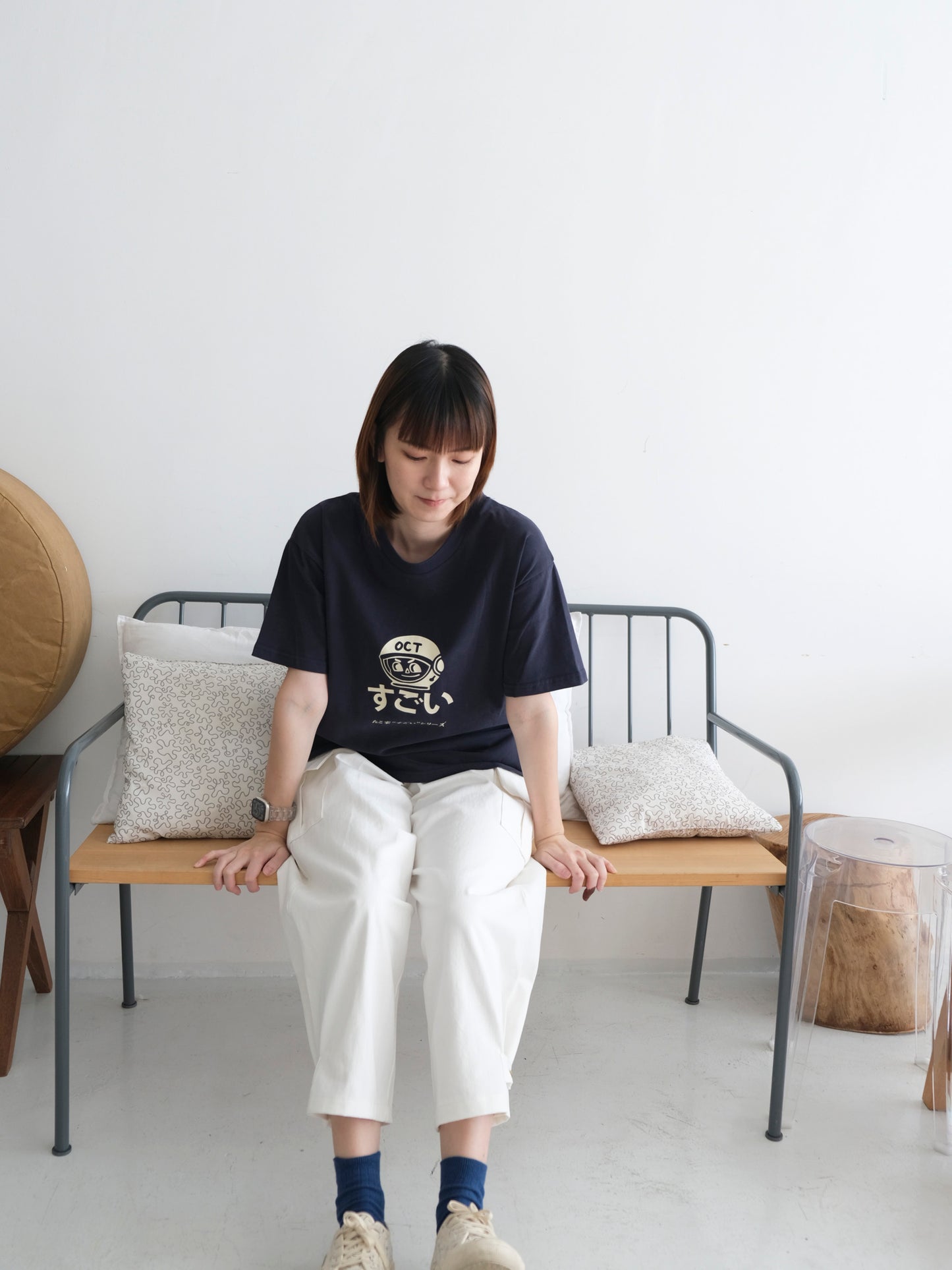 Oct Robot Tee (Navy Blue)
