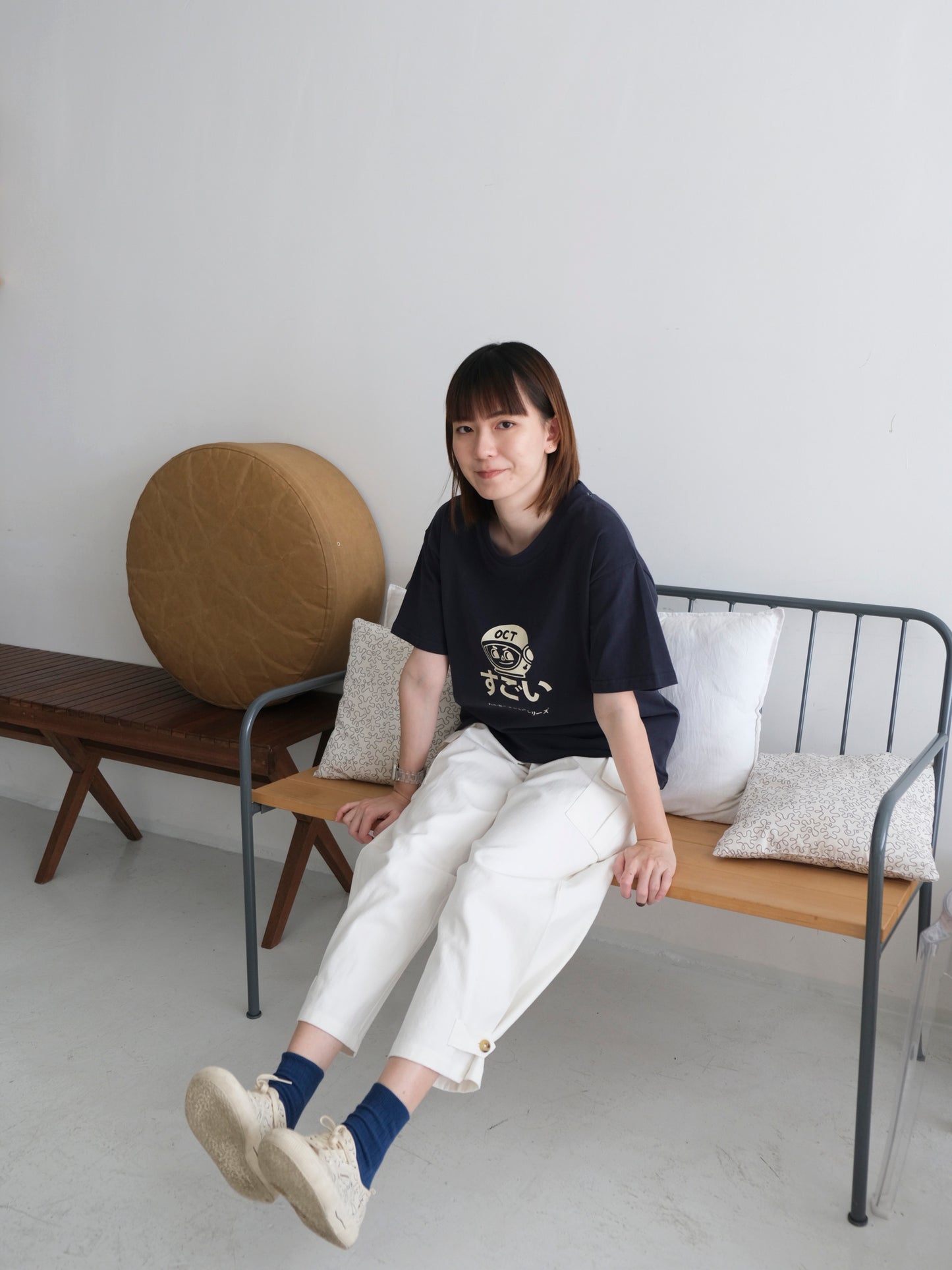 Oct Robot Tee (Navy Blue)