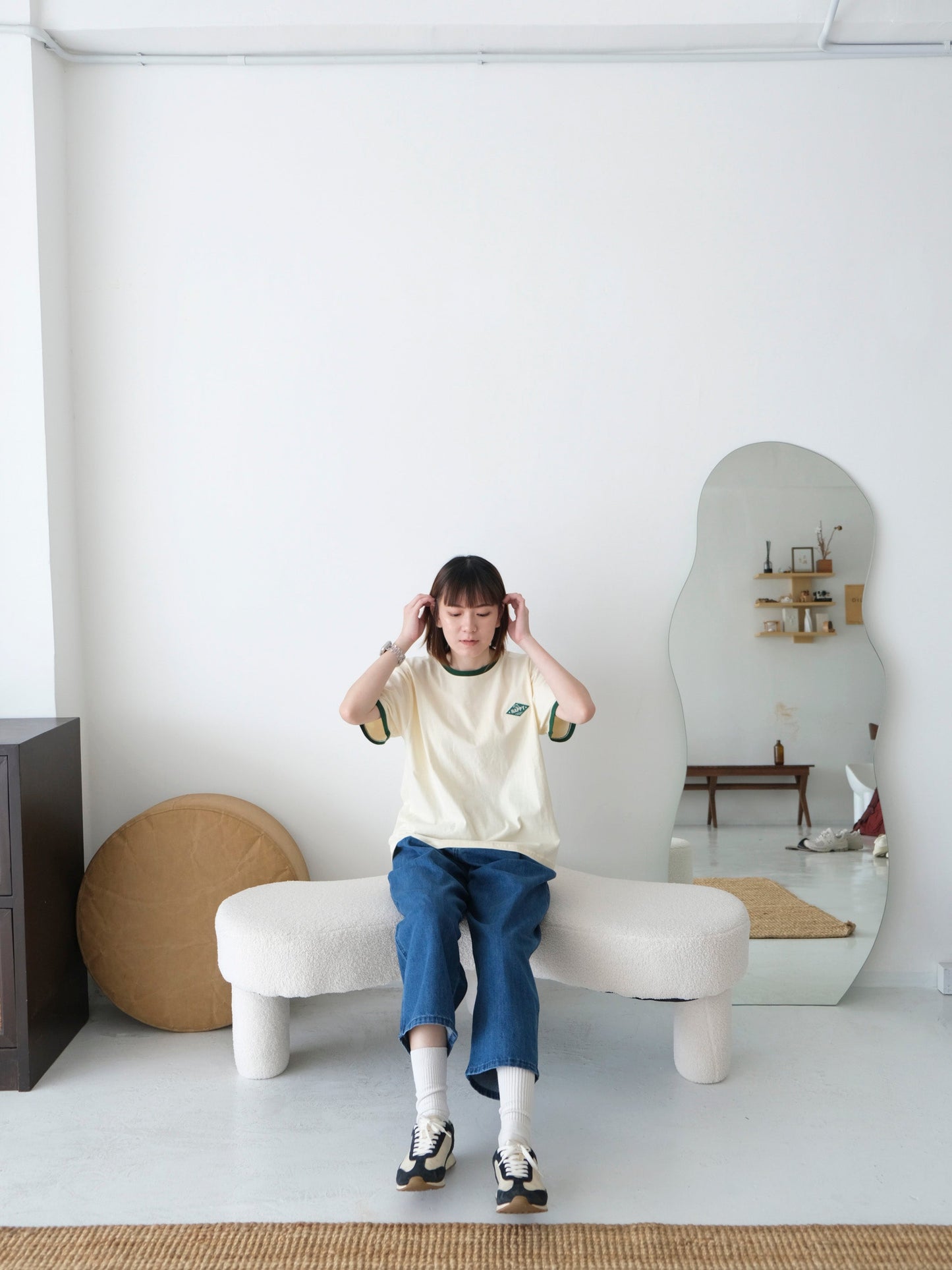 Py Dolphin Tee (Beige)