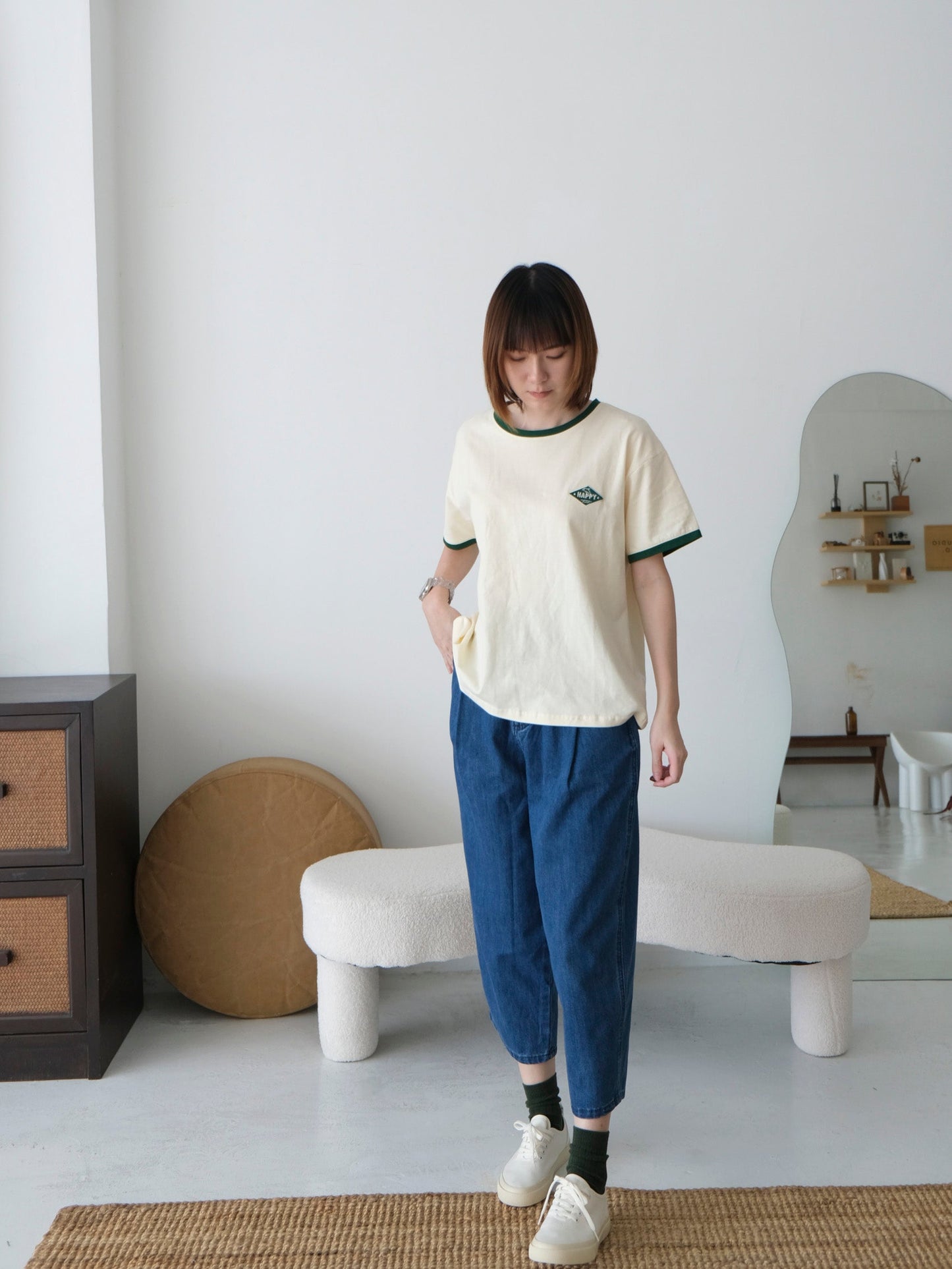 Py Dolphin Tee (Beige)