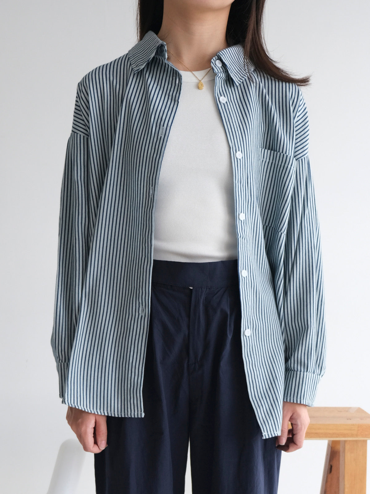 Stripe Long Sleeve Shirt